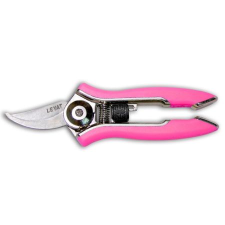 Petit sécateur Rose Lame Courbe HAPPY LINE