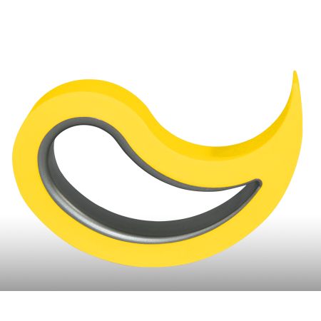 Lot de 2 Arrêts De Porte Et De Fenêtre STOPPY  Jaune- LEKINGSTORE