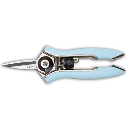 Petit secateur Bleu pâle Lame Droite HAPPY LINE