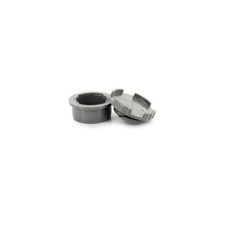 Raccord PVC évacuation Tampon de Visite Male 100mm 