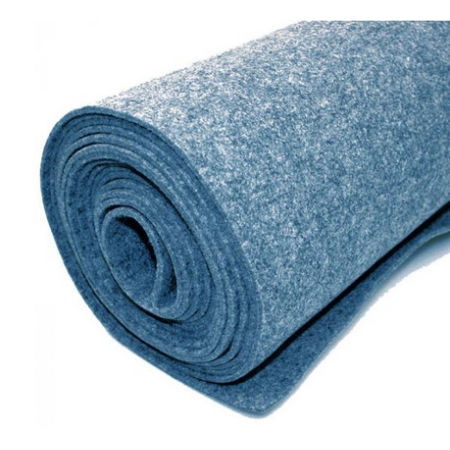 Thibaude bleue 350 gr/m² épaisseur 4,5 mm rlx de 50 x 2 m