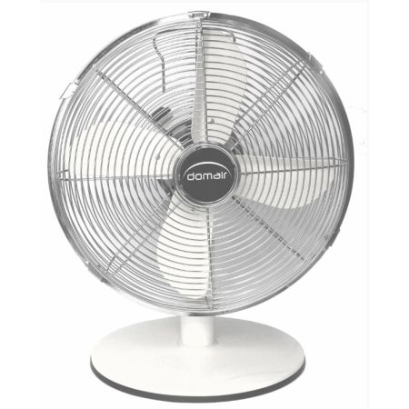 Ventilateur de table blanc diamètre 30 cm P: 37W