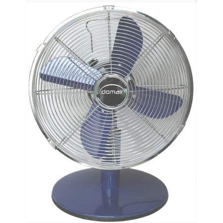 Ventilateur de table bleu diamètre 30 cm P: 37W
