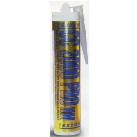 Mastic silicone 2000 Pro transparent spécial piscine