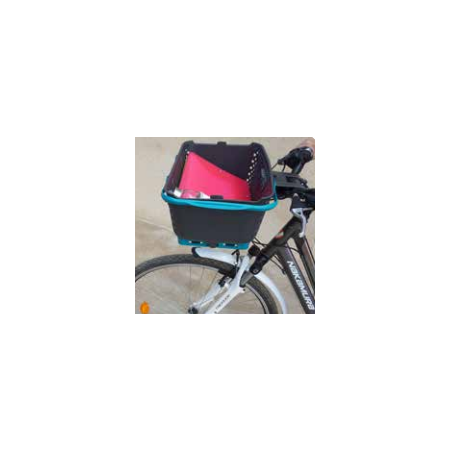 1 Support vélo + 1 Kajo 15L Gris / Turquoise