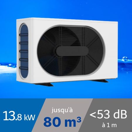 Pompe à chaleur WEGA 13.8 kW pour piscine de 60-80m3