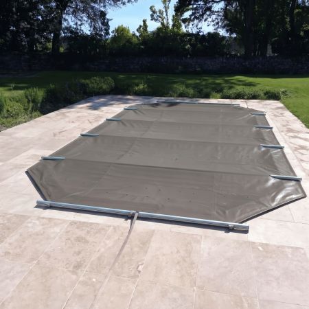 B&acirc;che &agrave; barres pour Piscine Azura 490x355 - H130cm