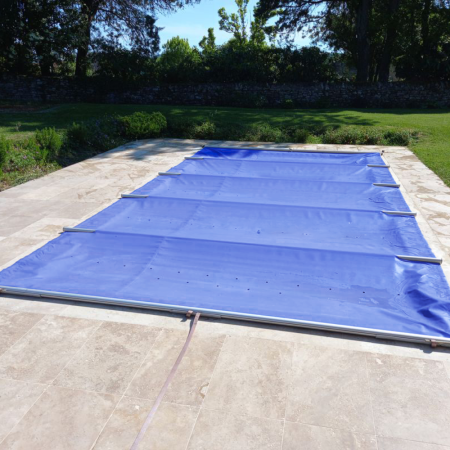 Bâche à barres pour Piscine Linéa  650x350 - H140cm