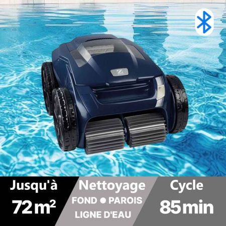 Robot de Piscine Zodiac ALPHA iQ PRO Fond / paroi / ligne d'eau RA 6300 iQ
