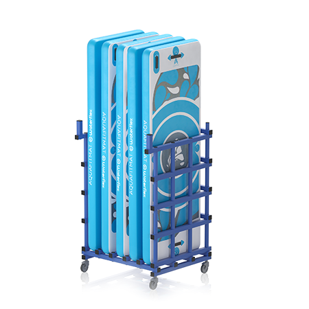 Charriot de rangement pour 5 tapis flottants