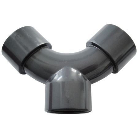 Raccord PVC « Y » pour aliment 50 mm PN 16 femelle à coller