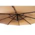 Parasol deporté Netspa avec base + LED solaire intégrées