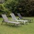 Bain de Soleil pour Jardin SUNSET Noir 
