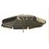 Parasol VENEZIA Duplex 200/8 cm Taupe et Blanc
