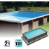 Kit Piscine Béton Aspect Bois Rectangulaire 467x324x130cm