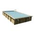Piscine bois UBBINK LINEA 800x500x140cm