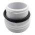 Raccord avec 2 joints liaison vanne/tuyau Poolfilter Ubbink - 400 500 600
