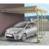 Carport Adossable Bois Autoclavé GUS 16m2