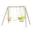 Portique en acier MALO 1B1V1CL : 1 balançoire, 1 vis-à-vis et 1 balancelle L269xl153xH195 cm A SUPPRIMER LE 08/11/2021