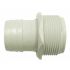 Raccord cannelé 38 mm de diamètre à visser pour piscine