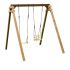 Portique en bois AMBRE :  1 balançoire et 1 siège bébé L210xl207xH224cm