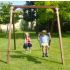 Portique en bois AMBRE :  1 balançoire et 1 siège bébé L210xl207xH224cm