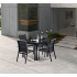 Ensemble de Jardin Noir MODULO 4 Personnes 