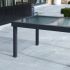 Ensemble de Jardin MODULO 6/10 Places Verre Gris Anthracite 