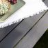 Ensemble Table et bancs SAMOA en Résine recyclée Anthracite