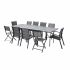Ensemble De Jardin MODULO ALU 6/10 Personnes Gris Anthracite