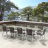 Ensemble de jardin TULUM ALU 6/10 Personnes 
