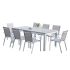 Table TAMPA Aluminium Blanc T8