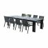 Ensemble de jardin IBIZA ALU noir 8/10 Personnes 