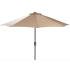 Parasol de Jardin Rond Classic Taupe 270 x 270 x 230 cm 