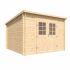 Abri de jardin en bois 7.5m² 298x298x205cm