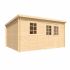Abri de jardin en bois 8.4m² 398x248x204cm