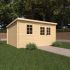 Abri de jardin en bois 8.4m² 398x248x204cm