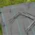 100 agrafes métalliques pour fixation au sol D4 mm H20 x 25 cm