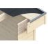 Maison en Bois à Toit Plat 250 x 250 cm 9.50 m² VENLO