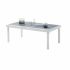 Ensemble de Jardin MODULO 8/12 places Blanc/Gris Perle