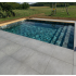 Piscine Bois Luxe Rectangulaire avec Escalier 420x320x131cm Pierre de Bali