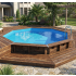 Piscine Bois Diamant Ronde ⌀360x131cm