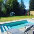 Piscine Bois Luxe Rectangulaire avec Escalier 470x270x145cm