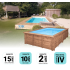 Piscine Bois Lenny Rectangulaire 720x400x145cm