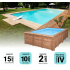 Piscine Bois Diana Rectangulaire 820x420x145cm