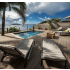 Piscine Bois Luna Rectangulaire avec Plage immergée + Escalier 350x270x70cm Pierre de Bali