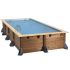 Piscine bois Rectangulaire UBBINK LINEA 650x350x140cm