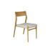 Chaise de jardin CALVI en Teck et cordage Beige 