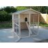 Poulailler en bois pour 6-10 poules 175x268x204cm 
