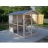 Poulailler en bois pour 6-10 poules 175x268x204cm 